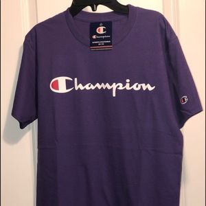 Champions Purple Small Tee Shirt